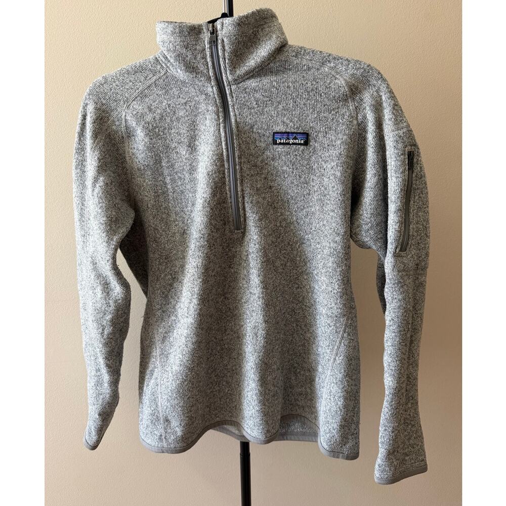 Gray Patagonia Quarter Zip Size Medium